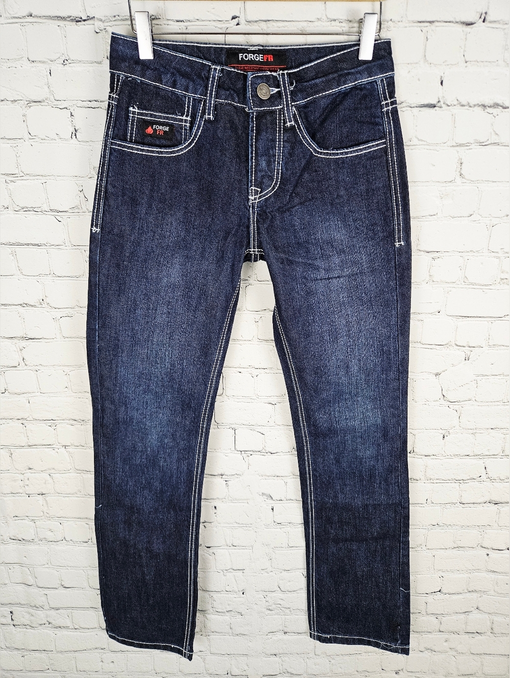 FORGE FR | flame/fire resistant dark wash straight leg blue jeans